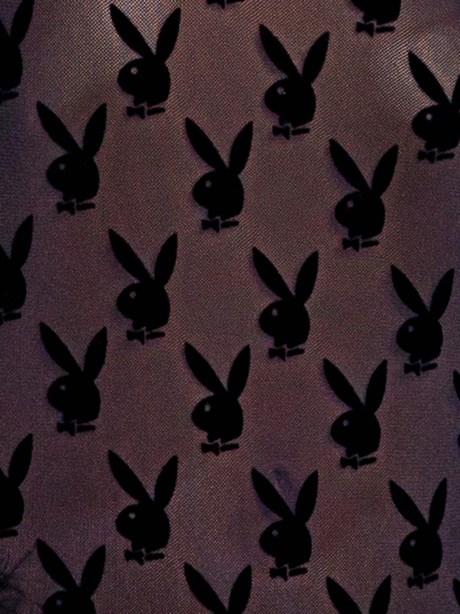 Seductive Playboy Bunny Noir Teddy