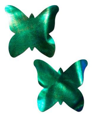 2pc Green Butterfly Pasties