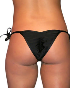 Tie Side Brazilian Cut Scrunch Bikini Bottom Stripper Clothes