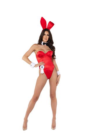 NEW 8pc Red Playboy Bunny Costume